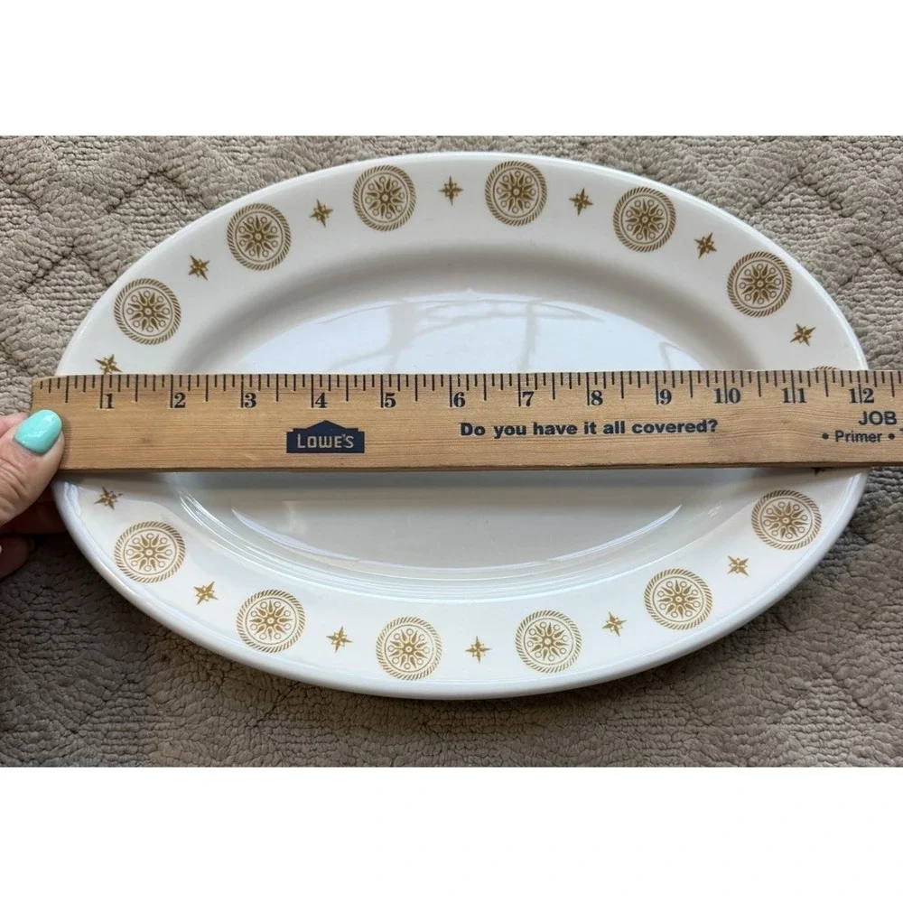 Vintage Shenango China Serving Platter Oval Family Gatherings